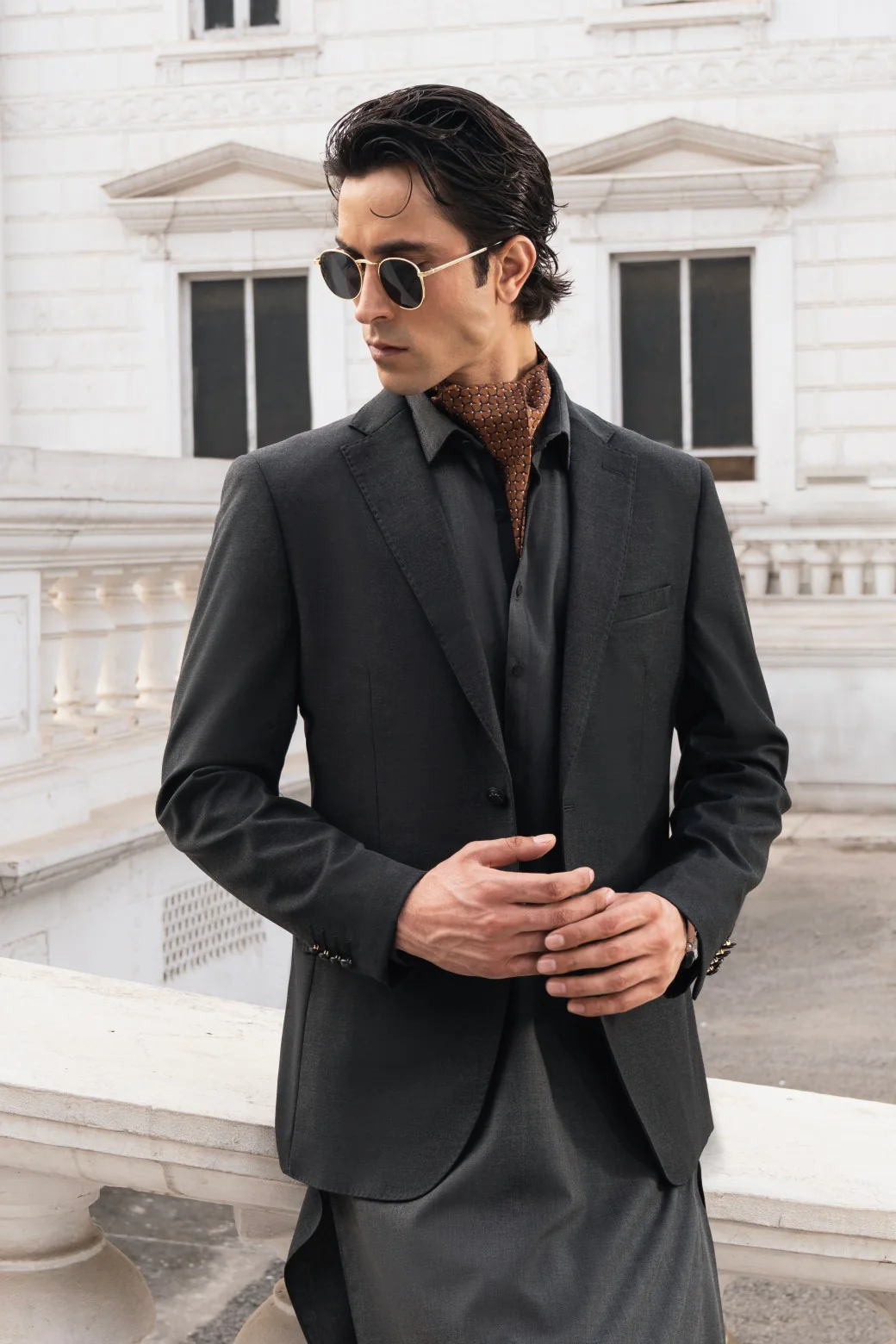 Blended Blazer l Charcoal - Image 5