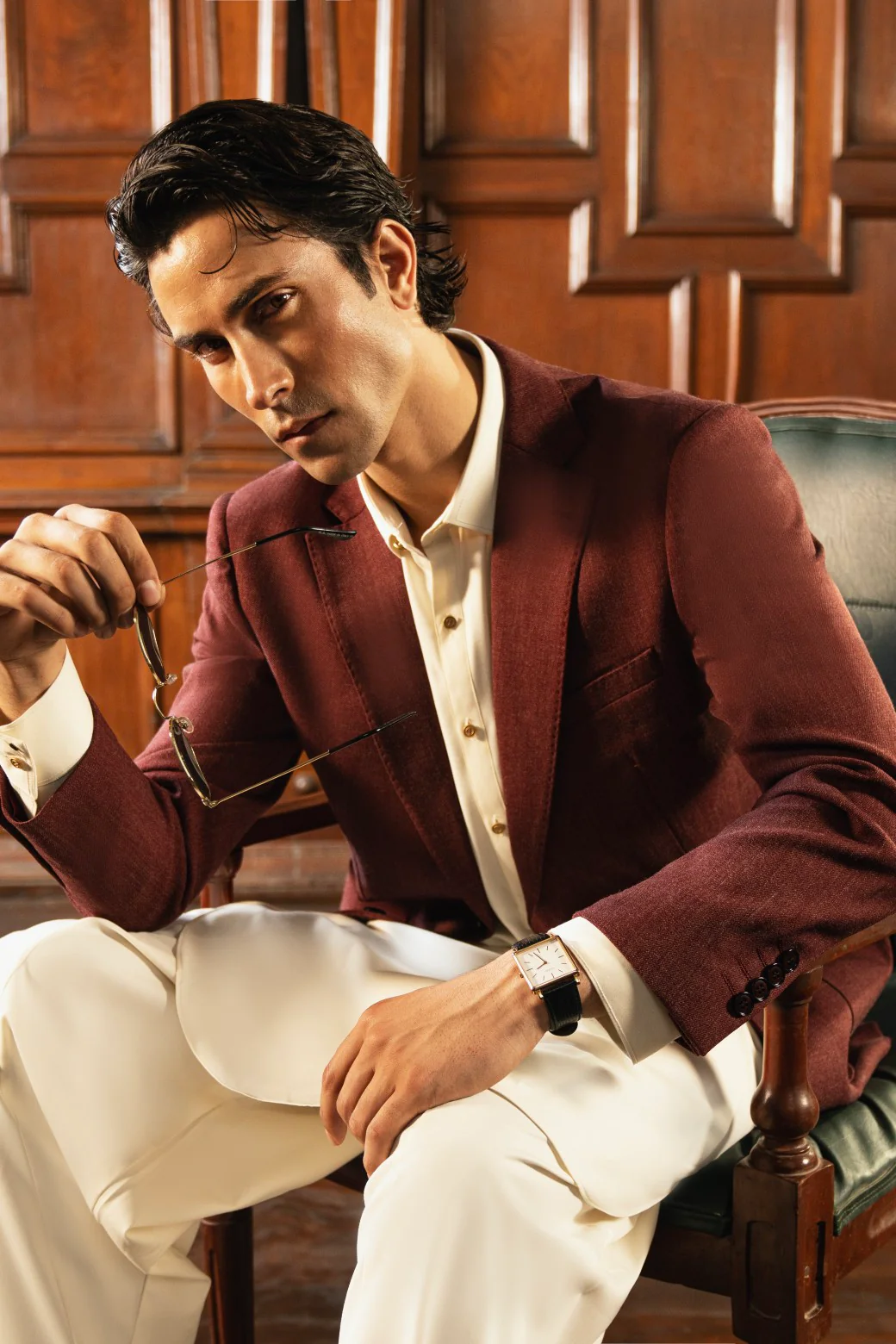 Blended Blazer l Maroon - Image 4