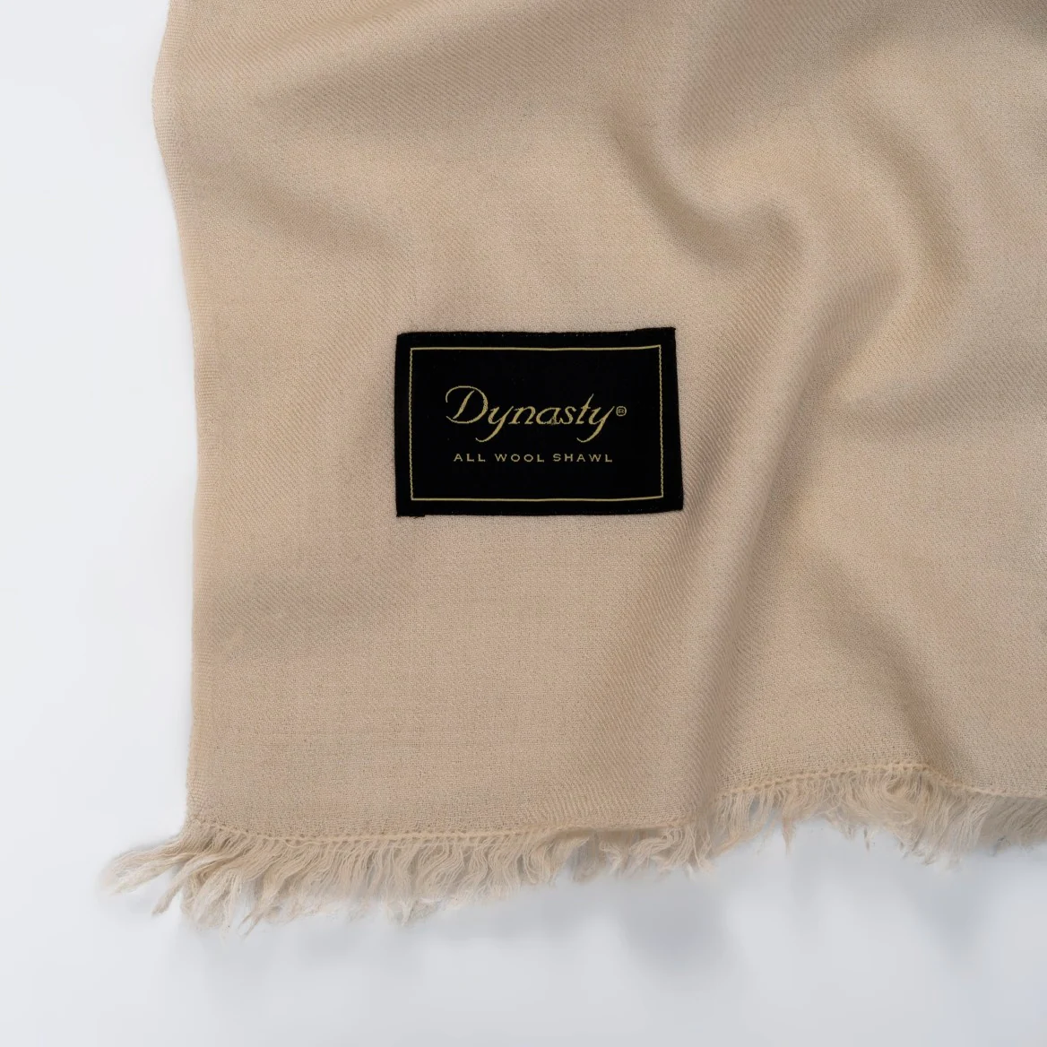 Lux Wool Shawl l Khaki - Image 4